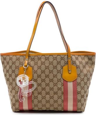Gucci Pre-owned Gucci GG Canvas Web Jolie Tote Ladies E70Y12CI8J9PM0QR