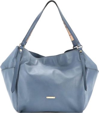 Burberry Canterbury Leather Small tote bag - Grijs