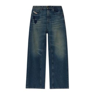 Diesel 1996 D-Sire-U-S Jeans - Dames - Jeans - Blauw - Maat: W24 L30 Katoen