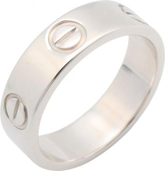 Cartier Silver White Gold (18K) Band Ring (Pre-Owned)