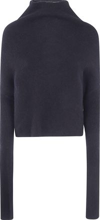 Rick Owens Sweater Long Sleeves Crater Neck Tee