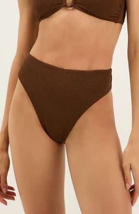 Vix Gigi Hot High Waist Bikini Bottoms in Brown at Nordstrom Rack, Size X-Large