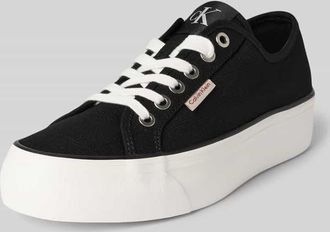 Calvin Klein Jeans Sneaker mit Strukturmuster Modell VULC FLATFORM in Black, Größe 36