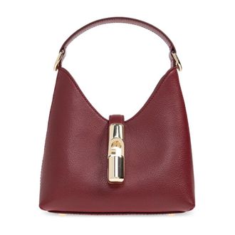 Furla Tassen, Dames, Rood, ONE Size, Leer, Iride Mini Handtas
