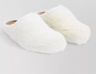 Marni fussbett leather mule slippers rubber sole