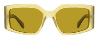 Ferragamo SF1101S Modified Rectangle Sunglasses - Yellow
