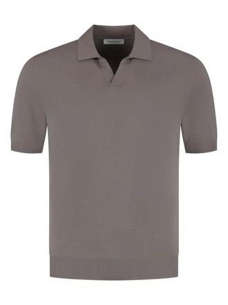Gran Sasso short-sleeve polo shirt - Brown