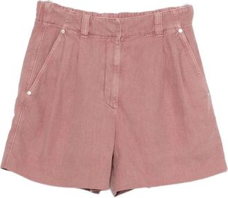 Brunello Cucinelli Garment-dyed Pleated Shorts