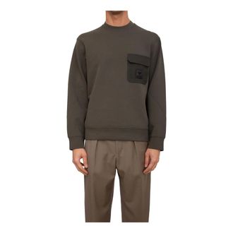 Emporio Armani Hombre, Sudaderas, Verde, Talla: M