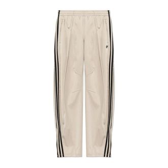 adidas Firebird Barrel Track Pants - Trousers - Mujer - Beige - XL