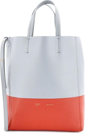 Celine Vertical Bi-Cabas Tote Grained Calfskin Small shoulder bag - Blauw