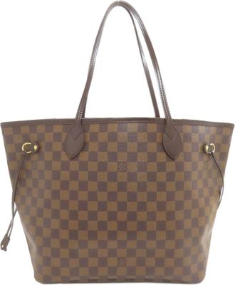Louis Vuitton Damier Damier Canvas Ebene Damier Canvas Tote Bag (Pre-Owned)