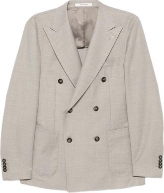 Tagliatore Double-breasted Peak-lapels Jacket