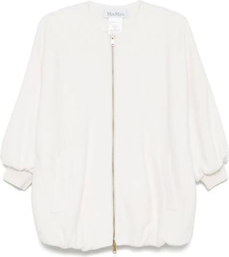 Max Mara Cardigan in maglia fine - Bianco