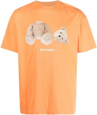 Palm Angels Palm Angels Bear T-shirt - men - Cotton - S - Orange