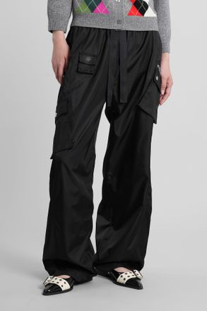 Ganni Pants In Black Polyamide