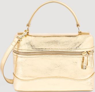 Sandro Tangolino metallic leather bag