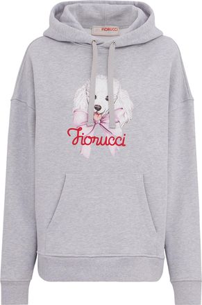 Fiorucci Poodle Graphic Sweatshirt with Relaxed Fit and Hood