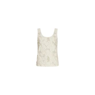 Marella Camiseta de tirantes Fil coup&eacute; - Tops - Mujer - Beige - XL