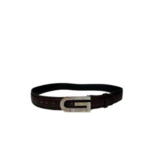 Gucci Pre-owned Belts, female, Brown, Size: ONE SIZE Pre-owned Vintage Leather Belt