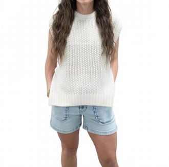 b.young Zoey Slipover Sweater In Cream