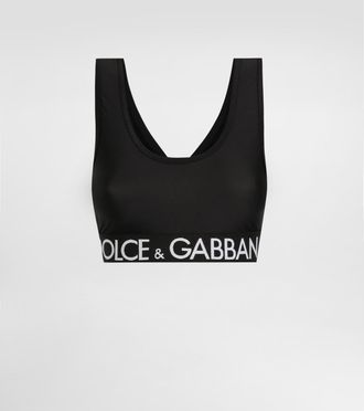 Dolce & Gabbana Spandex Jersey Top - Woman Shirts And Tops Black 40