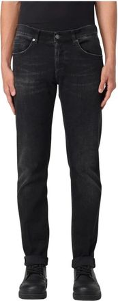 Dondup George Broeken - Heren - Slim Fit Jeans - Zwart - W30 - Katoen - Jeans