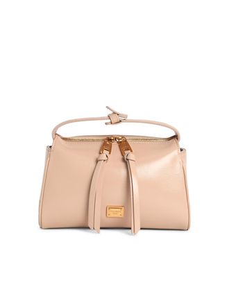Dolce & Gabbana Vittoria Lear Handtasche Nude