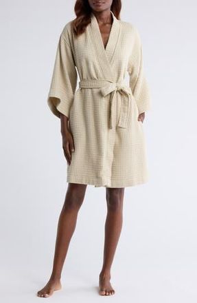 Nordstrom Womens Everyday Waffle Robe in Foam at Nordstrom Rack, Size X-Large