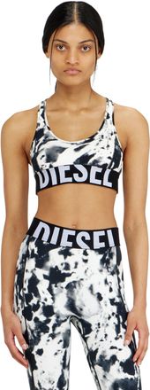 Diesel Sports bra in printed microfibre - Bras - Woman - Multicolor