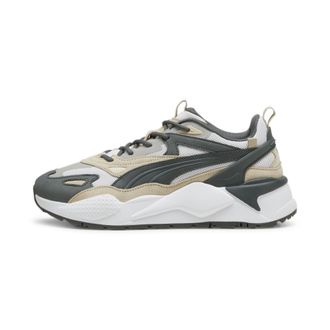 Puma Unisex RS-X Efekt PRM Sneakers - Grey Leather - Size UK 6.5