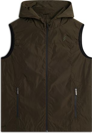 Freddy Gilet Uomo in Poliestere con Cappuccio e Full Zip