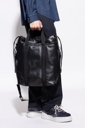 Fendi Flux Shopper-type Handbag, Mens, Black