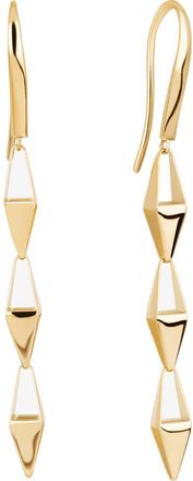 Lana Jewelry 14K Gold Laser 3D Kite Chain Linear Earrings at Nordstrom
