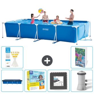 Intex Piscina Con Estructura Rectangular - 450x220x84 Cm - 7-piezas S85