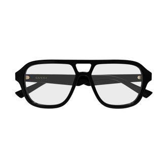 Gucci Eyeglasses - Heren - Brillen - Zwart - 54 MM - Accessoires