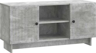 vidaXL Mueble De Tv 102 X 34,5 X 50 Cm Gris Hormig&oacute;n Vidaxl