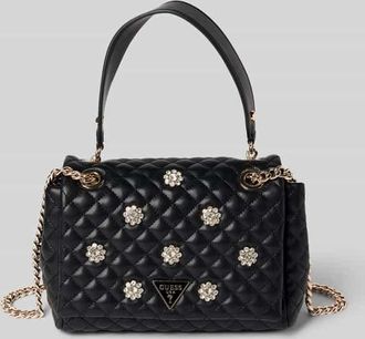 Guess Handtasche mit Steppnähten Modell EVERLEE in Black, Größe 1
