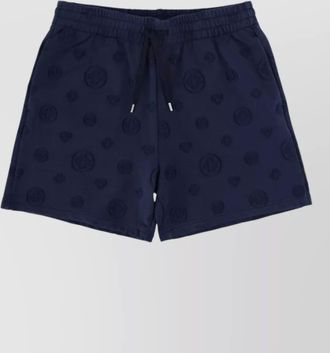 Casablanca patterned knee length shorts back pocket