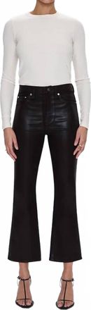 Pistola Denim Lennon Ankle Flare Jeans In Coated Mocha