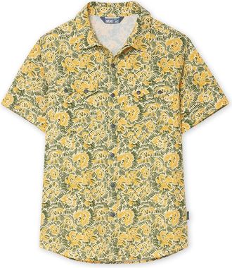 Stio | Mens Shifter Shirt Short Sleeve, Size XX-Large in Local Honey Blooms