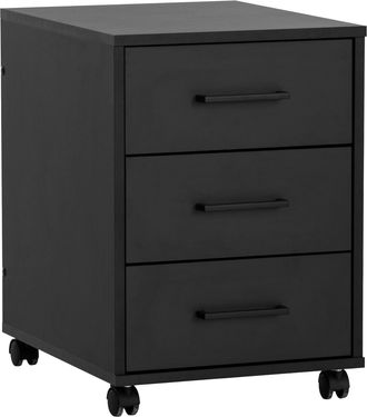 Schildmeyer Rollcontainer »Ruby, Breite 40 cm« Mit Stifteinsatz, Metallbeschläge, feststellbare Möbelrollen