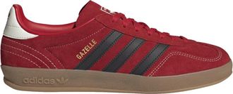 adidas Gazelle Indoor - unisex - Skateschoenen - Rood - 44 2/3 EU - Leer - Fitness