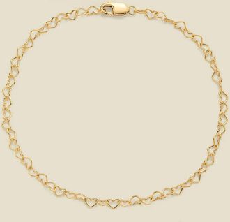 Made by Mary Heart Chain Bracelet