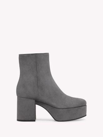 Gianvito Rossi Sally Bootie in Grey Suede at Nordstrom, Size 39.5