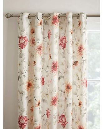 Dreams & Drapes Nadia Floral Eyelet Curtains
