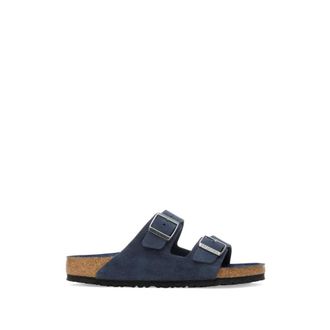 Birkenstock Sliders, female, Blue, Size: 14 US Arizona Soft Footbed