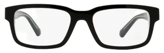 Moncler ML5124 Rectangular Acetate Eyeglasses - Black
