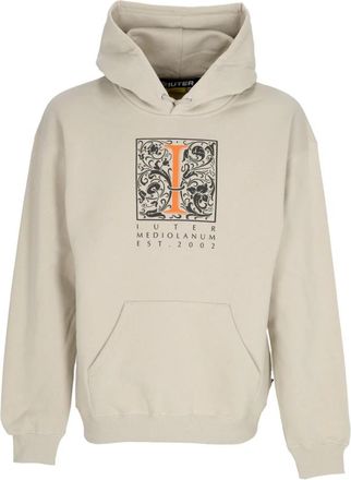 Iuter Hoodie met voorvak - Heren - Hoodies - Beige - L - Katoen - Hoodies & sweatvesten