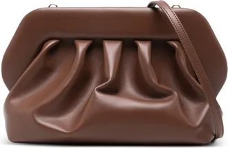 Themoir&egrave; Gathered Vegan Fabric Shoulder Bag with Magnetic Closure